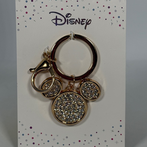 Disney Mickey Mouse Crystal Keychain or Bag Charm - Picture 2 of 2